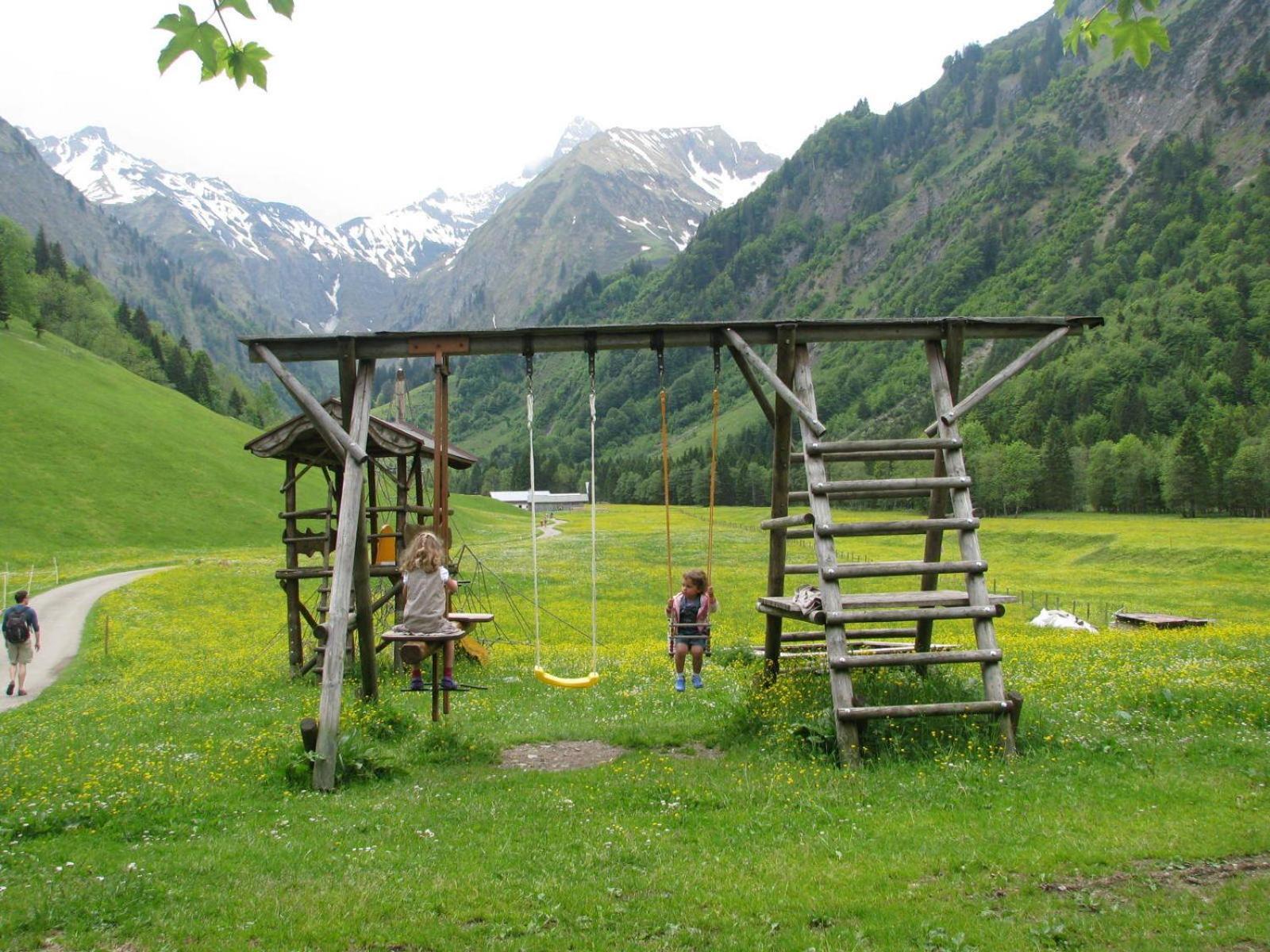 Ferienparadies Spielmannsau Oberstdorf Kültér fotó